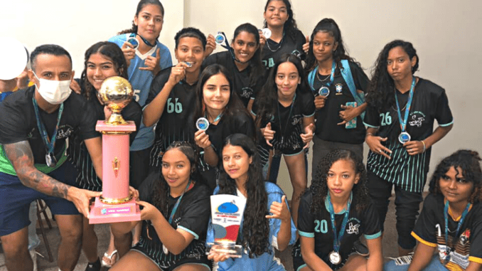 Atletas do FUTSAL Feminino - Vice Campeão - Foto: redes sociais