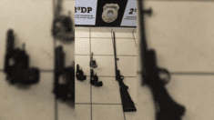 Armas apreendidas - FOTO: Divulgação/PCMS