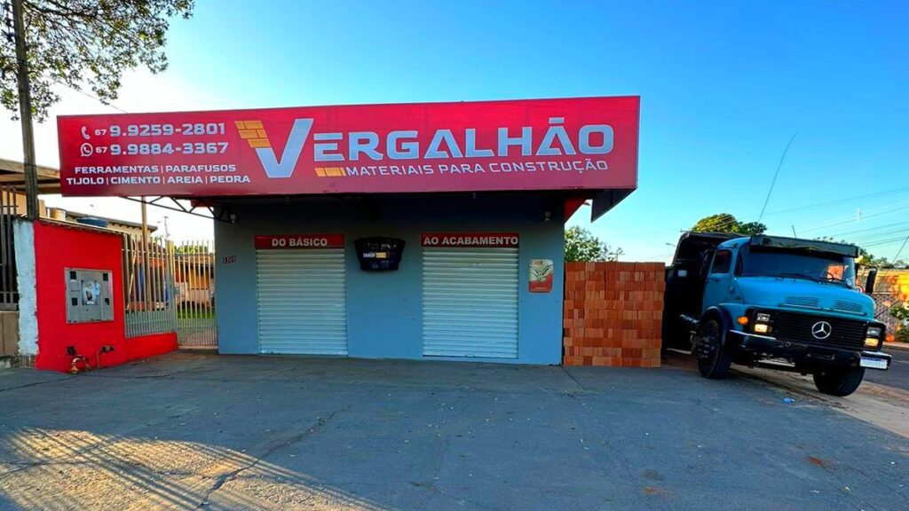 Vergalhão é sua nova loja de materiais para construção no bairro