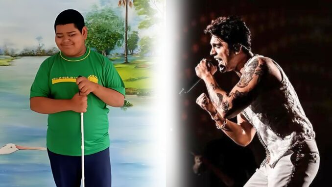 Jovem Gustavo Reis sonha conhecer o cantor Luan Santana - Foto: reprodução