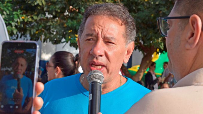 Presidente Gerson Claro esteve presente no treinão - Foto: Luciana Nassar
