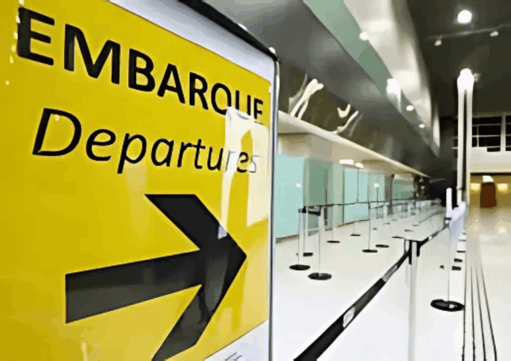 Local de desembarque no aeroporto de Guarulhos (Foto: Divulgação)